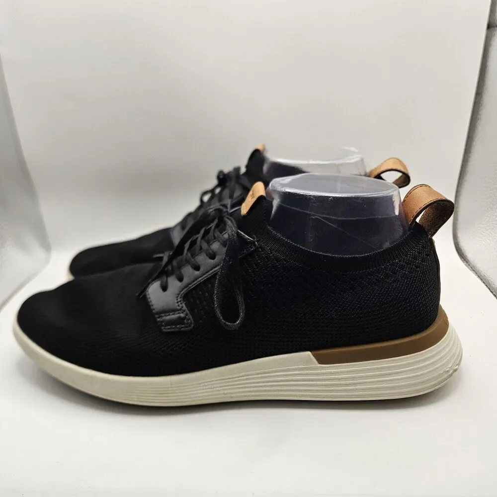 Wolf & Shepherd Mens SwiftKnit Derby Black Casual Walking Sneakers Size 8 READ